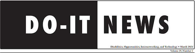 DO-IT News March 2021 DO-IT News March 2021